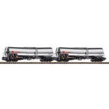 PIKO H0 58253 H0 2er-Set Chemiekesselwagen ermewa,