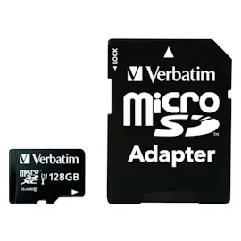 Verbatim microSDXC 128GB Class 10 + SD-Adapter