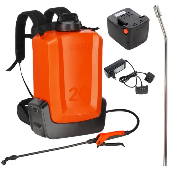 Stocker Ergomist 20 - Akku-Rückenspritze - 20 L Tank - 21 V - 4 Ah