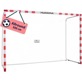 Hudora Fußballtor Rot 300 x 200 cm