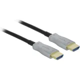 DeLock Aktives Optisches Kabel HDMI 4K 60 Hz 50 m Schwarz/Grau