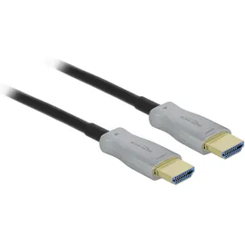 DeLock Aktives Optisches Kabel HDMI 4K 60 Hz 50 m Schwarz/Grau