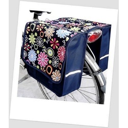 Baby-Joy Fahrradtasche Kinder-Fahrradtasche JOY Satteltasche Gepäckträgertasche Fahrradtasche blau