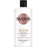 Syoss Keratin Conditioner für trockenes und trockenes Haar, 440 ml, Unisex