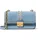 Michael Kors Tribeca Small Schultertasche Wildleder Blue