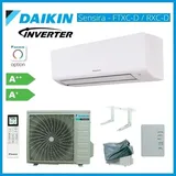 DAIKIN FTXC35D/RXC35D Klimaanlage 12000 Btu Wifi + Halterung + Leinwand, A+