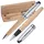 Livepac-Office Mark Twain Schreibset aus Holz / bestehend aus Kugelschreiber und Rollerball