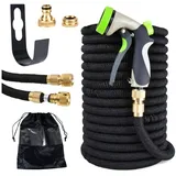 Grafner Premium Flexibler Gartenschlauch 30 m schwarz