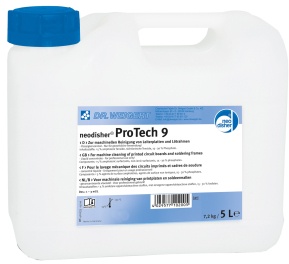 Dr. Weigert neodisher ProTech 9 Spezialreinigungsmittel, Flüssiges, mildalkalisches Reinigungsmittel zum Einsatz in Spezialspülmaschinen, 5 Liter - Kanister