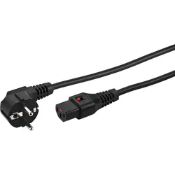 Kirstein Safelock Kaltgeräte-Netzkabel 1 m