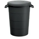 Spetebo Regenwasser Tank 80 L m. Deckel - anthrazit - Universal Regen Garten Müll Tonne