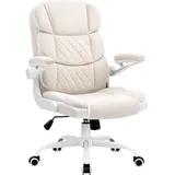 Hti-Living Schreibtischstuhl Velvet Beige