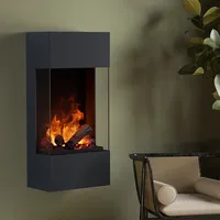 muenkel design Turan [Elektrokamin Opti-myst]: Schwarz