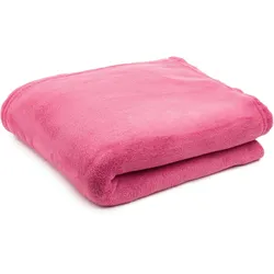 Plaid »Color«, in schlichten Unifarben, Kuscheldecke, 52324652-0 altrosa Polyester