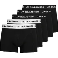 JACK & JONES JACSOLID TRUNKS schwarz XXL 5er Pack