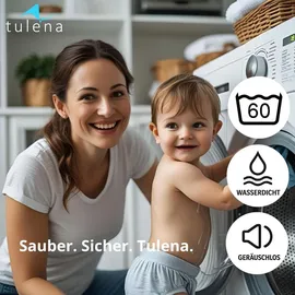 TULENA Matratzenschoner wasserdicht atmungsaktiv 120 x 200 cm Weiß