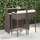 vidaXL Gartenbar-Set 3-tlg. Braun