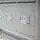 MCW Garderobe MCW-C49, Wandgarderobe Wandregal, Vintage mit 5 Schubladen 32x65x13cm ~ Shabby Look, grau