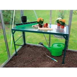 Vitavia Alutisch mit 1 HKP-Ablagefläche 121 cm x 54 cm Smaragd