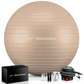 EliteAthlete Gymnastikball Braun 65 cm
