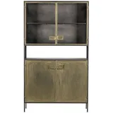 BePureHome Vitrine Pack Metall Gold Messing