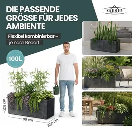 Kreher Millennium 99 x 37,5 x 37,5 cm Anthrazit