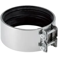 Geberit Übergangsspannverbinder Edelstahl d125/140-141