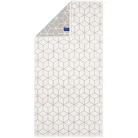 Villeroy & Boch Handtuch 1er Pack 'Handtuch Carré' Weiß/Hellgrau