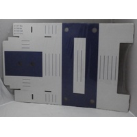 Cartonia Archivboxen weiß/blau 8,3 x 34,0 x 25,2 cm