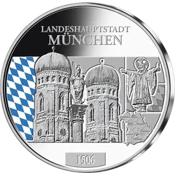 Silber-Gedenkprägung "Landeshauptstadt München": Ihr Start in "100 Jahre Freistaat Bayern"!