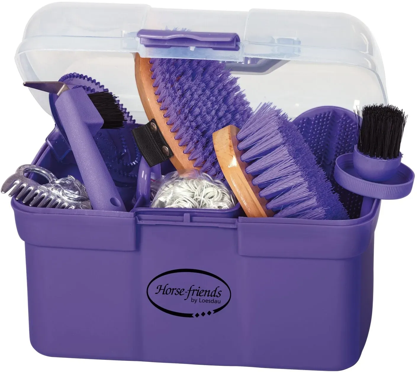 Horse-friends Putzbox Set lila