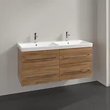 Villeroy & Boch Avento Waschtischunterschrank A89300RH 118x51,4x45,2cm, 4 Auszüge, wandhängend, Kansas Oak