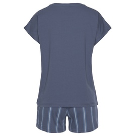 VIVANCE DREAMS Damen Shorty blau-gestreift Gr.36/38