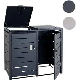 MCW Mülltonnenverkleidung MCW-E83 115 x 103 x 63 cm grau