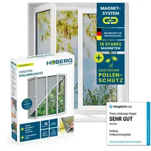 Hoberg Insektenschutz Fenster 150 x 130 cm Grau