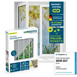 Hoberg Insektenschutz Fenster 150 x 130 cm Grau