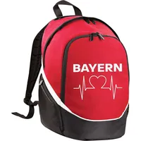 multifanshop FC Bayern München Rucksack 2023 rot/schwarz Unisex one size