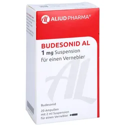BUDESONID AL 1 mg Suspension f.einen Vernebler 20X2 ml
