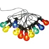 GLOBO LED-Lichterkette Kunststoff 750x6x14,6 cm Schwarz