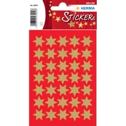 HERMA Schmucketikett Stern 16mm gold 3904 Weihnachten