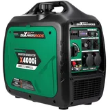 maXpeedingrods Inverter Stromerzeuger 3200W Benzin Tragbar Stromgenerator für Campen, Partys, Gartenfeste mit 2 x 230 V / 16 A Steckdosen; 2 x USB-Anschlüsse; 1 x 12 V DC-Steckdose