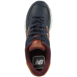 New Balance 574 Herren Navy/Classic Burgundy 40