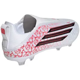 adidas F50 League Laceless FG/MG Cloud White / Core Black / Lucid Red 32