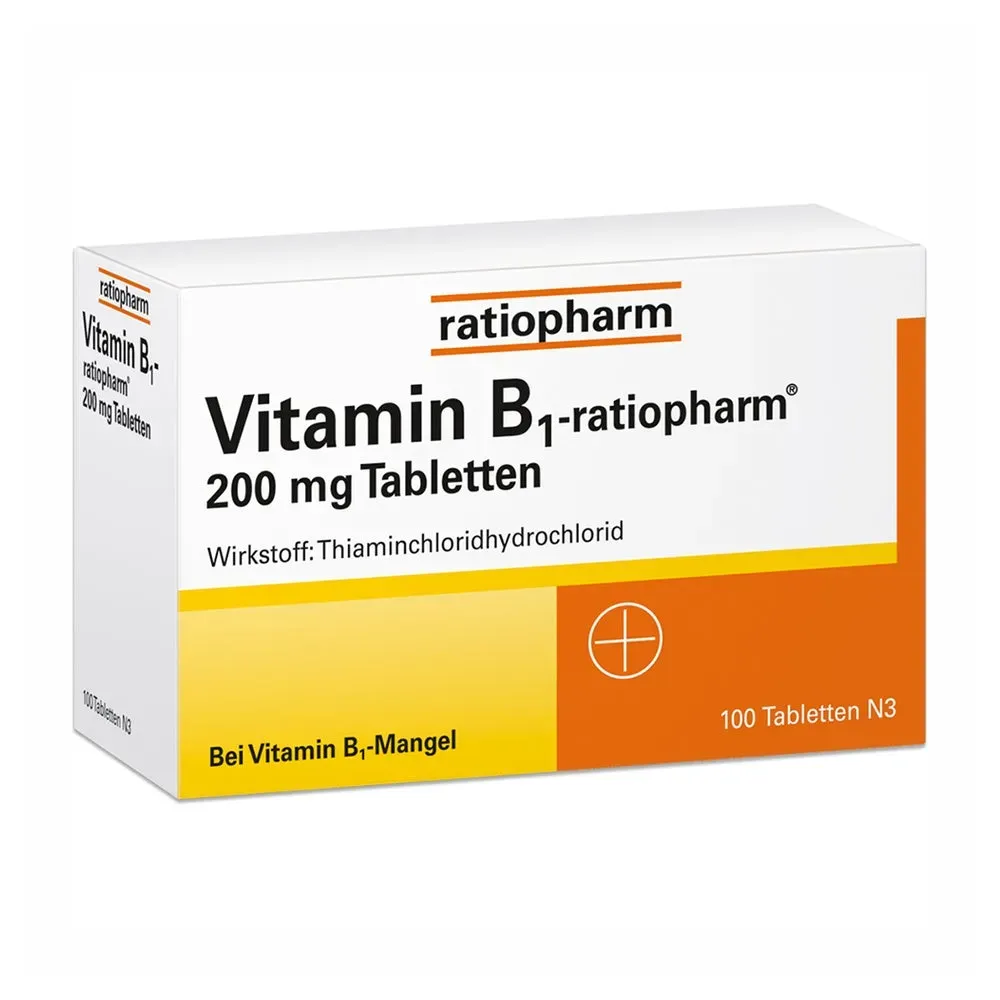 Vitamin B1 ratiopharm 200 mg 100 St