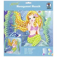 Ludwig Bähr Bastelfilz Moosgummi Mosaik Glitter Meerjungfrau