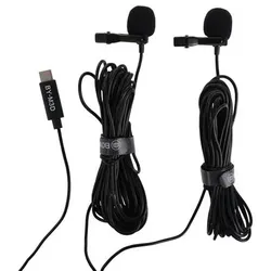 Boya Duo-Lavalier-Ansteckmikrofon BY-M3D für USB-C
