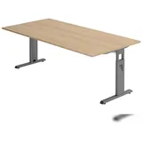 Hammerbacher Schreibtisch Eiche / Graphit