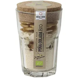 Quai Sud Bio Cocktail Zubereitung für Pina Colada im Mojitoglas