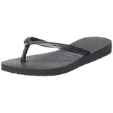 Havaianas Mädchen Slim (Mini Me) Flipflop, Schwarz, 29/30 EU