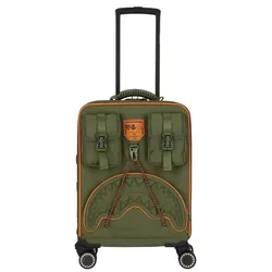 Sprayground Spec Ops Global Hawk 4 Rollen Kabinentrolley 55 cm  grün